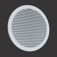 10.3.jpg 99 polyurethane Round Gable Vents 3D model