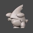 ZBrush-Document8.jpg Pokemon gible