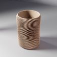 vase_0004_05.jpg Файл STL Ваза 0004 - Полосатая ваза・Шаблон для 3D-печати для загрузки