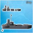 2.jpg Modern cargo ship with open hold, observation mast, and lifeboat (4) - Modern WW2 WW1 World War Diaroma Wargaming RPG Mini Hobby