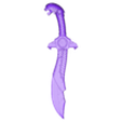 OBJ.obj Power Rangers  Saba Sword 3D print model