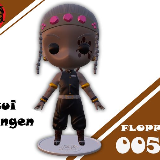 floppy uzui tengen collection kimetsu no yaiba 3D model