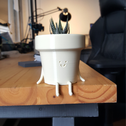 1.png STL file Animated flowerpot - flowerpot・Model to download and 3D print, impresion3dstudio
