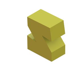 z3.JPG Бесплатный STL файл Letter Z・Шаблон для загрузки и 3D-печати