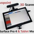 title2_.jpg Surface Pro 4 & Tablet Mount for Revopoint 3D Scanner