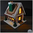 0015B.jpg CHRISTMAS GINGERBREAD HOUSE - NO SUPPORTS!