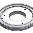 4._Filament_Dispenser_Bearing.jpg Filament Kurutuculu 3D Yazıcılar için Yatay Çift Baskı Yatağı (Kurutucu Uzatmalı)