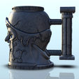 21.png Spartanian soldier dice mug (21) - Holder Beer Can Storage Container Tower Soda Box DnD RPG Boardgame 33cl 25cl 12oz 16oz 50cl Beverage