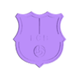 Escudo Barcelona Futbol Club.stl Posa glasses Barcelona shield of spain