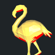 FullBodyCura.png Flamingo Low Poly