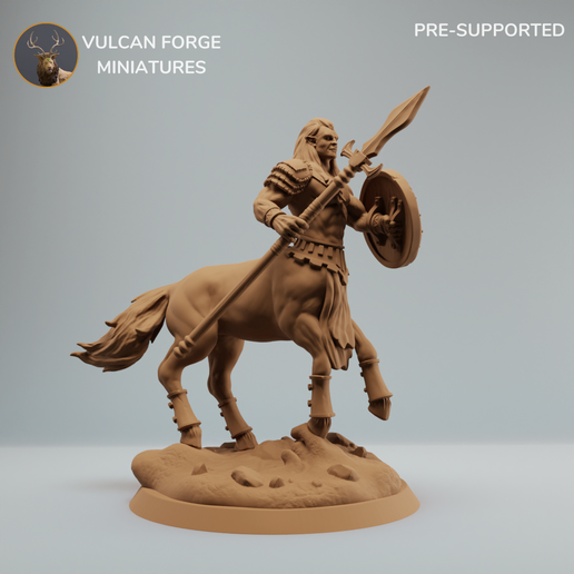 🛡️ Centaur with spear and shield, centaur warrior・ 3D File for 3D ...