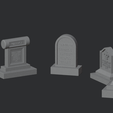 HS-Group.005.png Grave Markers, Set of 5 ( 28mm Scale )