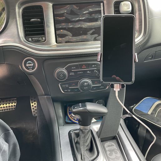 Challenger Hellcat Dodge Charger Phone Mount Holder For Desk