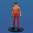 Benji.png BENJI PRICE - CAPTAIN TSUBASA - Figura 3D estilo Infinity/Disney (100 mm)