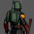 11.jpg BOBA FETT BOOK OF BOBA FETT DISNEY STATUE 3D PRINT MODEL