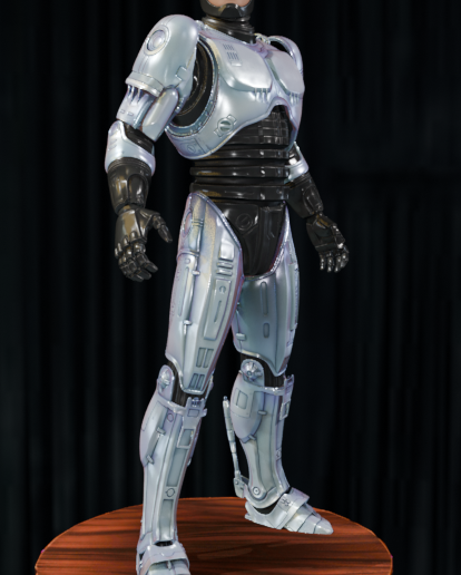 📽️ RoboCop (Película de 1987) STL imprimible en 3D con base・Archivo STL ...