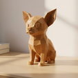 Render-1-Copia.png Low-poly style Chihuahua – Modern low-poly design