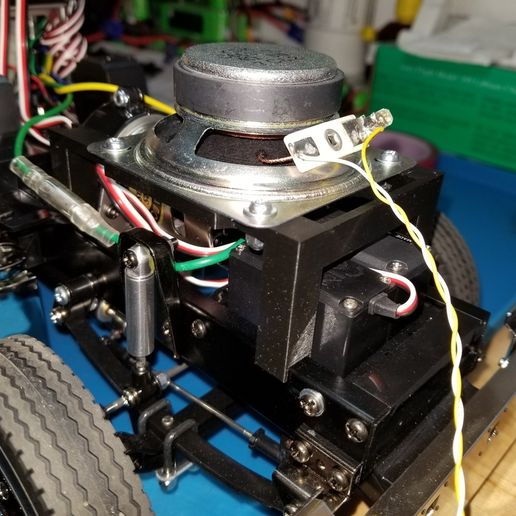 Tamiya Stucco Parafanghi Neri Con Piastra Di Montaggio Per Camion RC Tamiya 1/14 King Grand Knight Hauler, Scala 1/14 Accessori Modellismo Tamiya - Foto 3