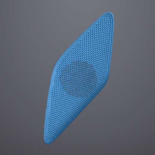 jetta speaker cover tweeter 3D model preview
