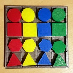 20170627_212247.jpg Free 3D file Shapes and Colors Puzzle・3D printer model to download