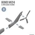 pic-6.jpg STL file HIND MI24 RUSSIAN HELICOPTER - SCALE MODEL 1:48・3D print design to download