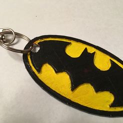 Photo Mar 15, 5 12 46 AM.jpg Download STL file Bat Man Keychain • 3D printable design, NotJust4Nerds