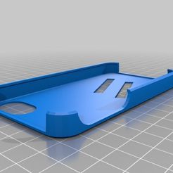 makerbot_customizable_iphone_case_v20_20140310-13149-qmhob6-0.jpg Archivo STL gratuito doubleSlash Funda iPhone 4 Slim・Objeto para descargar e imprimir en 3D