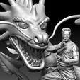 Preview22.jpg Shang Chi and Dragon Diorama - Marvel 3D print model