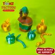 TOONZ FACTORY PRINT.IN.PLACE NLL ood Fy a y. gp CGD Flexi Print-In-Place Apple Worm Articulated