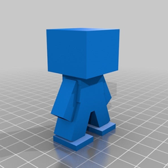 0eed5214035a8b6f39a974b99edf2ad3.png Fichier STL gratuit Minecraft Mini Figure (taille exacte)・Objet imprimable en 3D à télécharger, Sumerlin_Designing