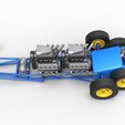 9.jpg Diecast Front engine old school 6 wheeled dragster Version 2 Scale 1:25