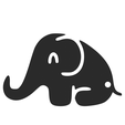 render0001.png Elephant Keychain