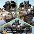 FACEPLATE-TN.jpg Transformers Rise of the Beasts Optimus Primal Replacement Head & Faceplate for SS106