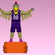 JGJH.jpg NBA - New Orleans Pelicans basketball mascot statue - 3d print