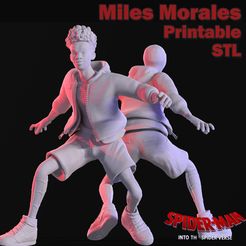 4x4.png Fichier 3D Miles Morales fan art de Spider-Man : Across the Spider-Verse Imprimable・Modèle pour imprimante 3D à télécharger