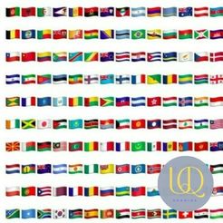 32.jpg Файл STL Флаги - страны・Шаблон для 3D-печати для загрузки