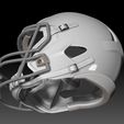 BPR_Composite24.jpg NFL Fottball Helmet Riddell Speed with Padding 3D Model