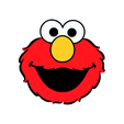 Elmo-3.png Red Muppet Character Cookie Cutter | STL File