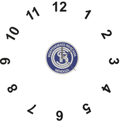 reloj-independiente-rivadavia-numeros-a-parte.png Horloge murale x2 modèles rivadavia indépendant "la lepra".