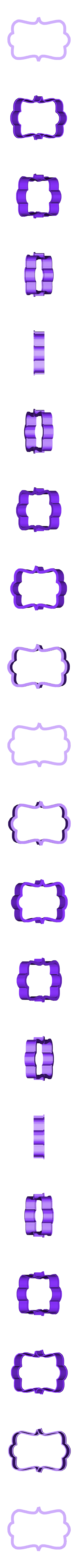marco 3.stl Vieille Ensemble d'emporte-pièce pour cadre à biscuits