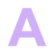 A.stl Alphabet in uppercase, Uppercase alphabet, Großbuchstaben, Alfabeto en mayúsculas