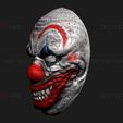 001b.jpg Zombie Bloody Clown Mask - Scary Halloween Cosplay 3D print model