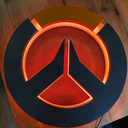 Overwatch Wall Light 3D model