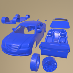 a28_005.png STL file Chrysler 300 2011 Printable Car In Separate Parts・3D printing template to download