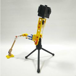 mounted.jpg STL file Modular GoPro Stand Mount・3D printing template to download