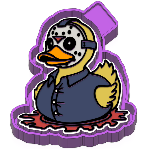 ink.png Horror Jason Duck Freshie STL Mold Housing