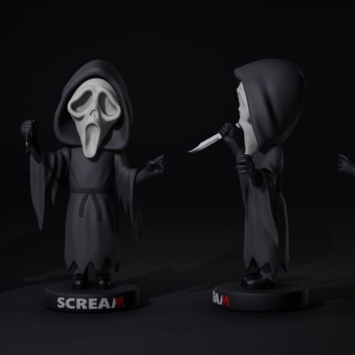 5.jpg Chibi Ghostface Scream Halloween