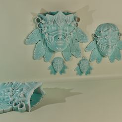 IMG_20230515_145247_453-01.jpeg Fichier STL MASQUE MURAL - NATURE・Idée pour impression 3D à télécharger