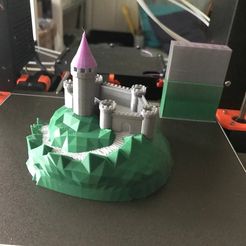 IMG_8980[1.JPG Бесплатный STL файл Castle Mountain! (Multicolor/Multimaterial)・Дизайн 3D принтера для загрузки