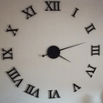 2023-12-17.png Monumental Roman Numeral Numbered Clock: Time in Majestic Magnitude